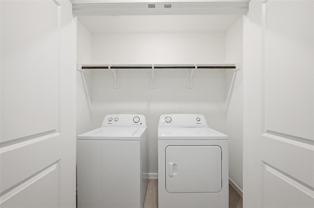 1037 Raintree Road Princeton, TX 75407 - Photo 17 of 21 a utility room with dryer and washer