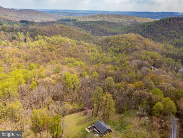 a view of lake with mountain