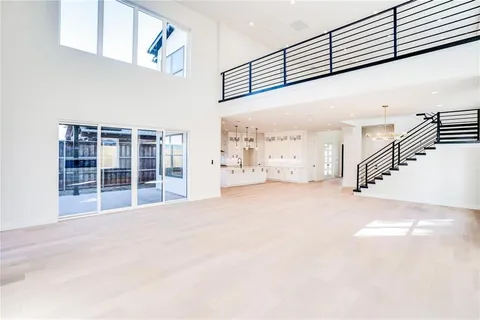 a view of livingroom with stairs