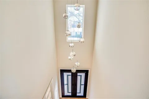 a front view of a house with hallway
