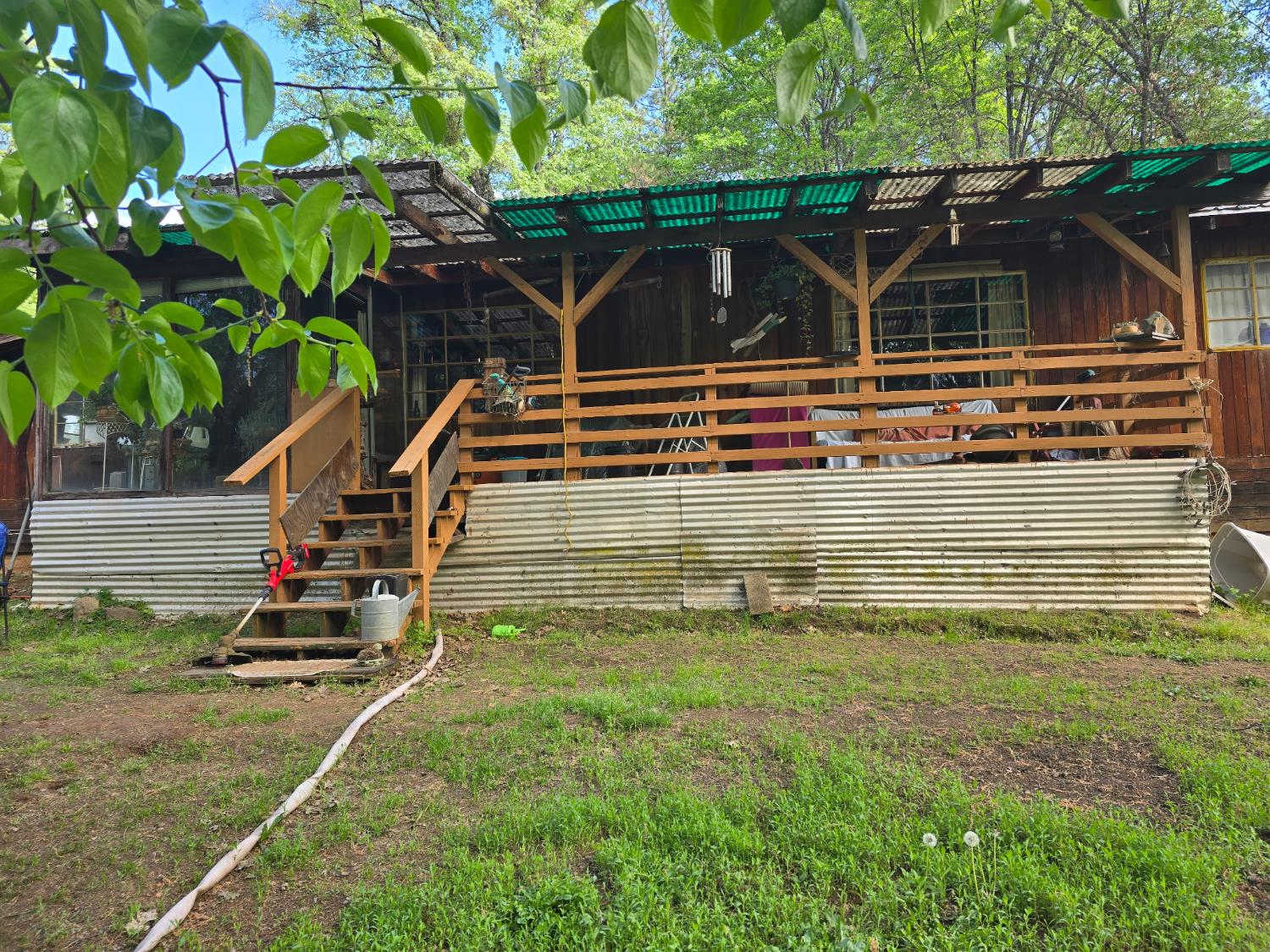 250 Acorn Way West Point, CA 95255 - Photo 28 of 32 a view of backyard with deck and seating area
