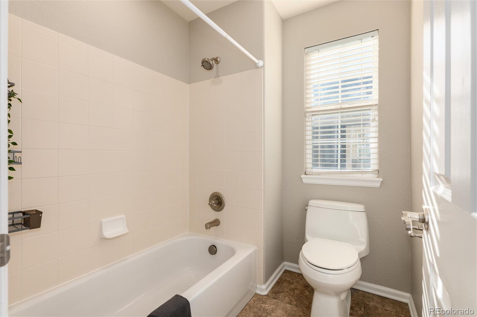 10820 Montvale Circle Highlands Ranch, CO 80130 - Photo 26 of 50 a bathroom with a toilet and a bathtub