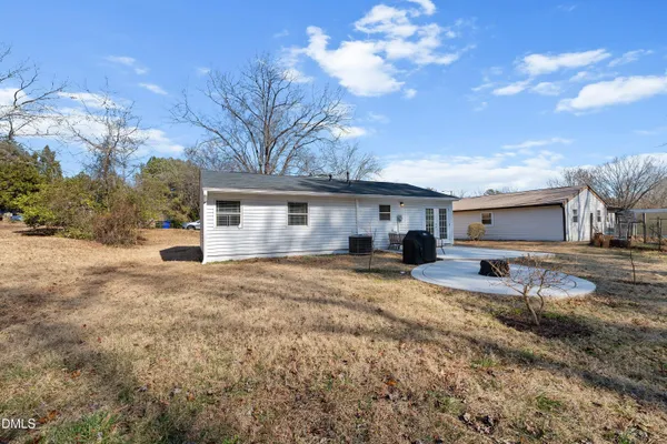 a view of a lake with a large tree