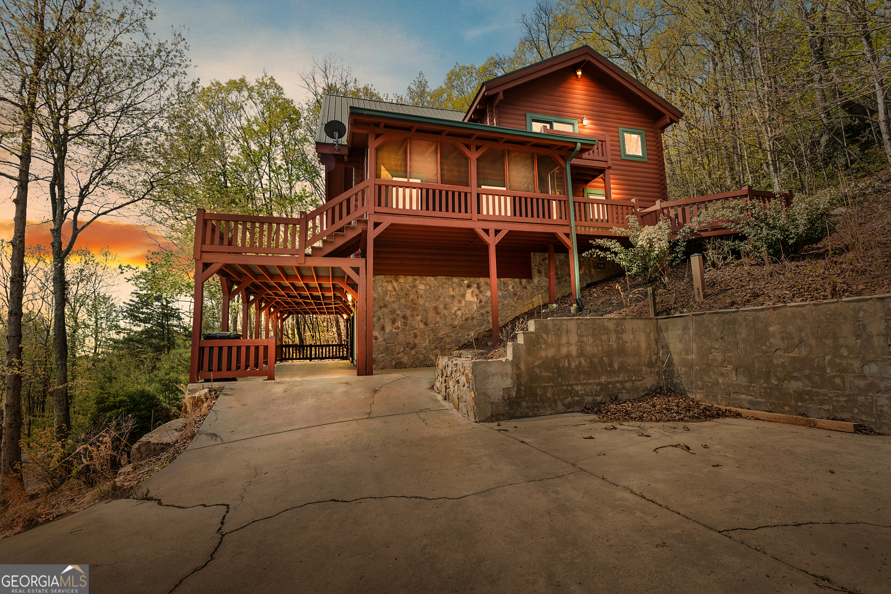 159 Eagle Creek Trail Rising Fawn, GA 30738 - Photo 3 of 37 a front view of a house with a yard