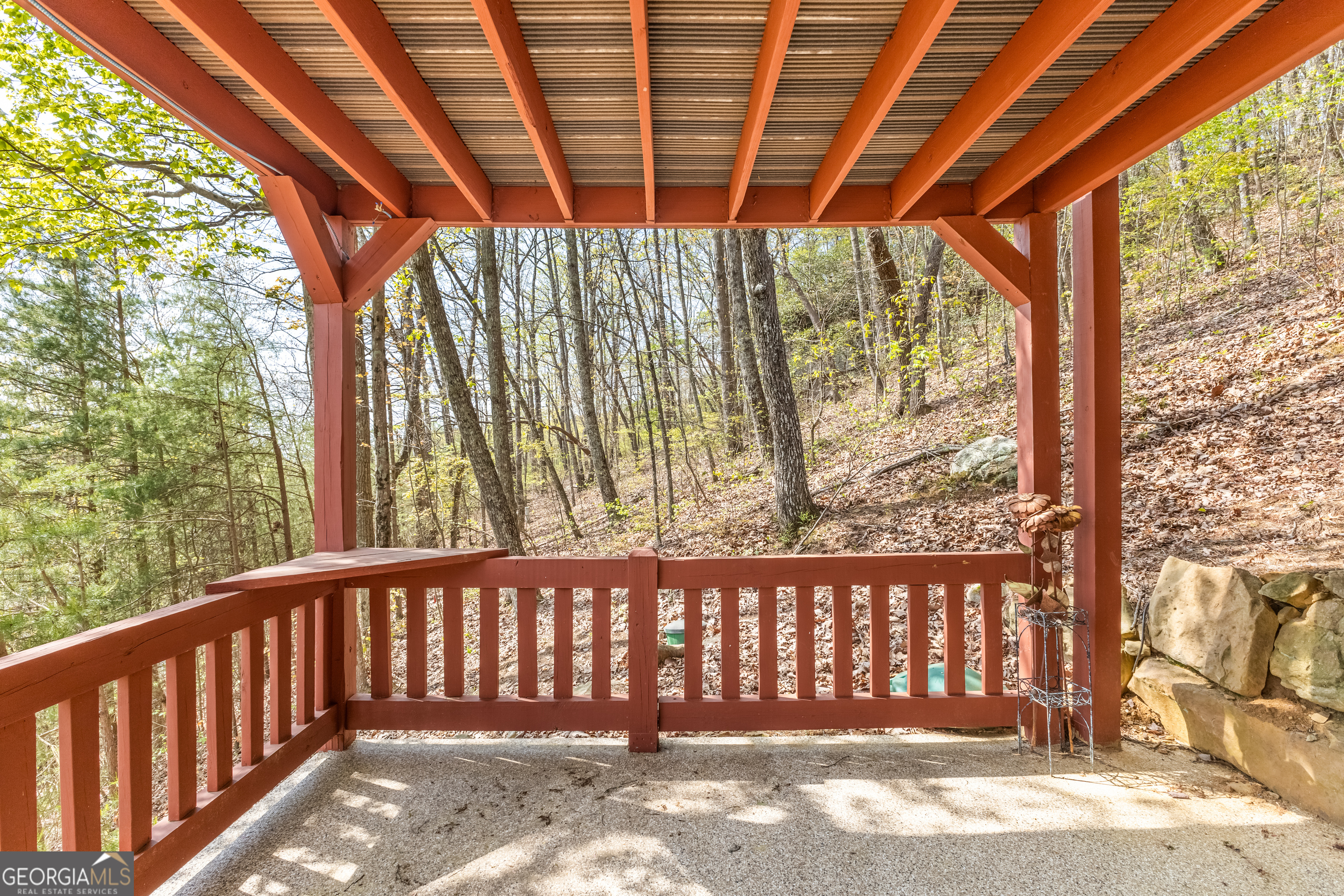159 Eagle Creek Trail Rising Fawn, GA 30738 - Photo 35 of 37 a front view of a house with a wooden fence