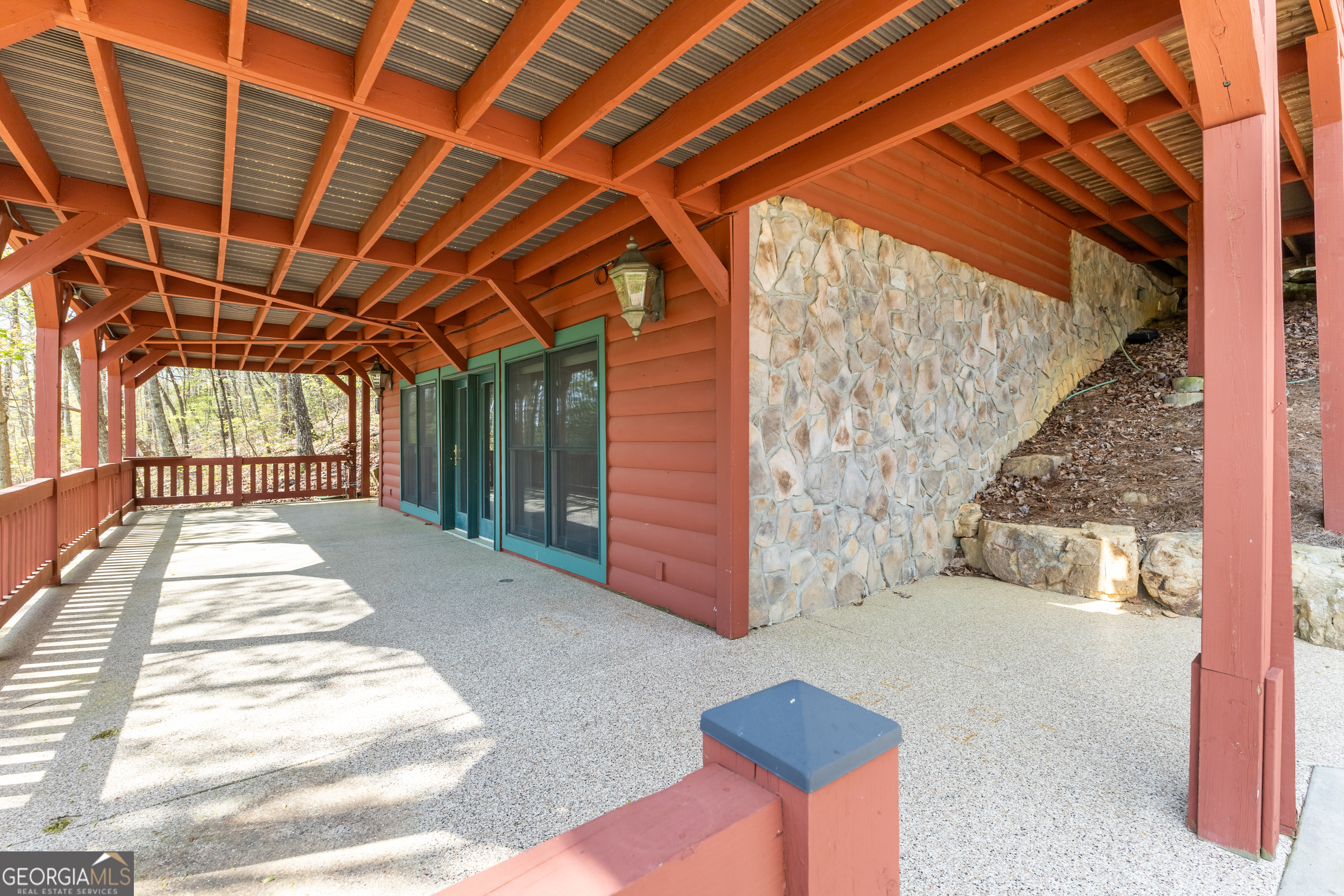 159 Eagle Creek Trail Rising Fawn, GA 30738 - Photo 36 of 37 a view of backyard with tub and door