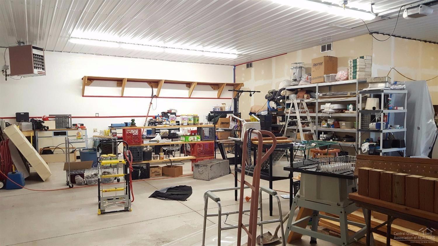 17255 Covina Road Bend, OR 97707 - Photo 4 of 19 View of shop interior from far left corn