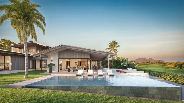 a view of a house with entertaining space