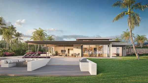 a view of outdoor space yard deck patio and swimming pool