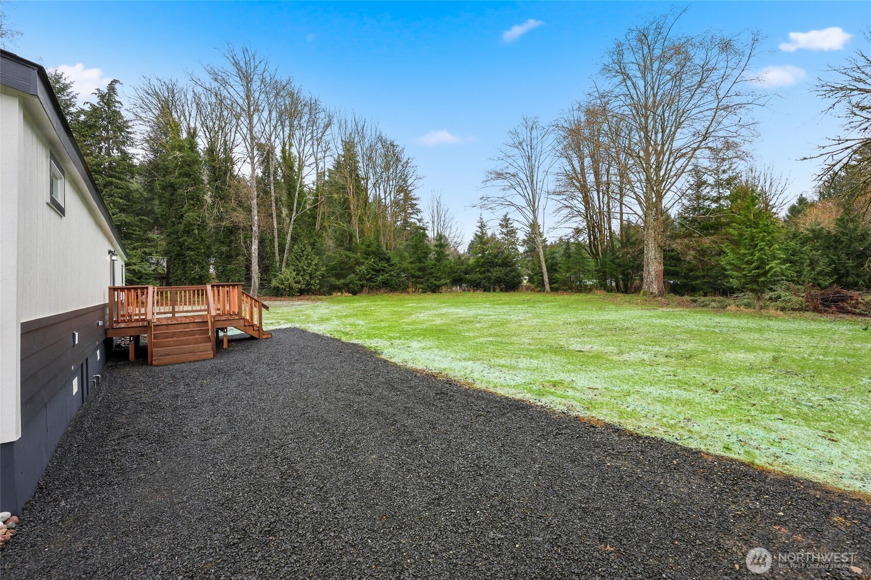30 Porter Creek Road Elma, WA 98541 - Photo 2 of 33 a view of a road with a car parked in the yard