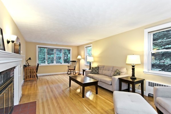 20 Spring Street Wakefield, MA 01880 - Photo 13 of 30 a living room with furniture and a fireplace
