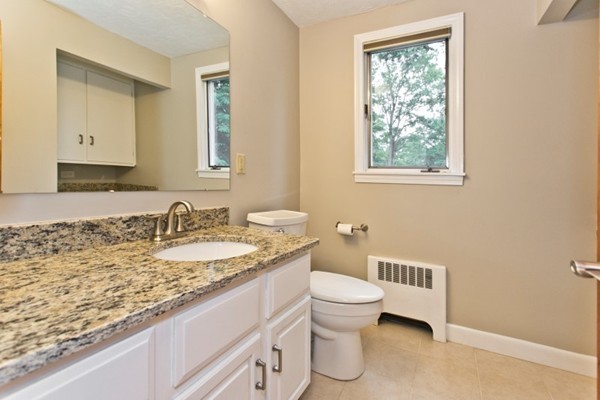 20 Spring Street Wakefield, MA 01880 - Photo 15 of 30 a bathroom with a granite countertop sink and a toilet