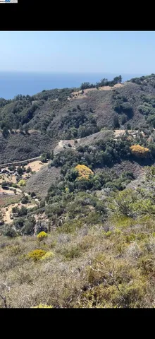 a view of an ocean and beach