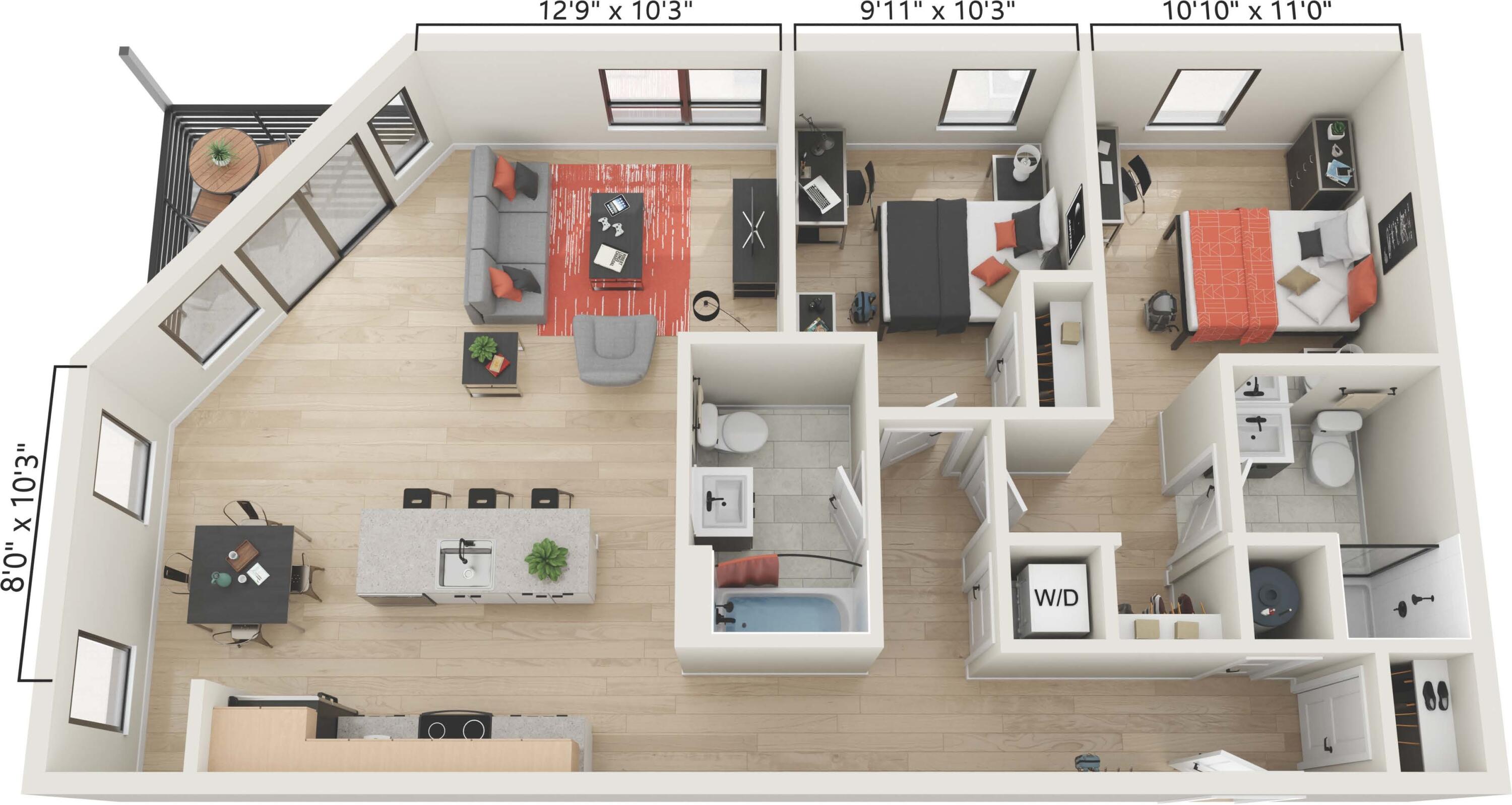 75 Chestnut Street, Unit 607 Portland, ME 04101 - Photo 19 of 30 Daymark_607