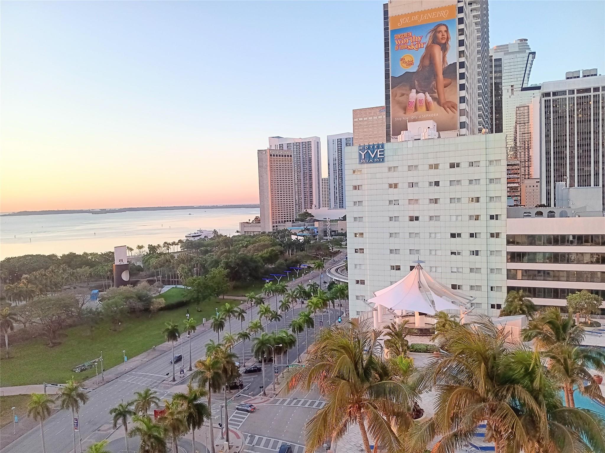 244 Biscayne Boulevard, Unit 401 Miami, FL 33132 - Photo 6 of 36 a view of a city with ocean