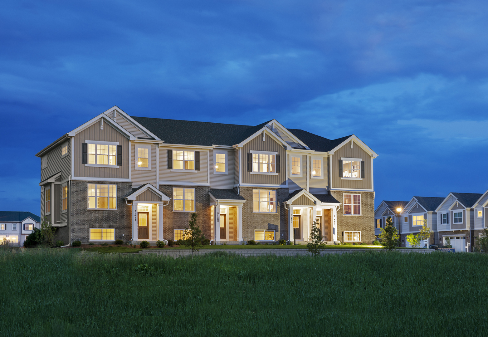 342 Timberleaf Circle Roselle, IL 60172 - Photo 1 of 8 a front view of a house with a yard