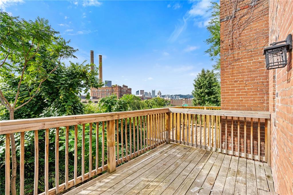 1127 Troy Hill Road Pittsburgh, PA 15212 - Photo 11 of 25 a view of a wooden roof deck