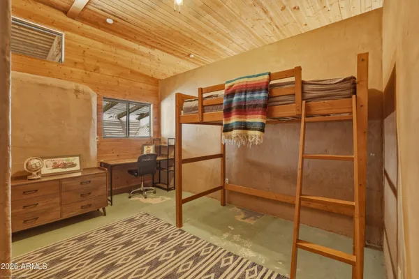 a room with storage and utility racks