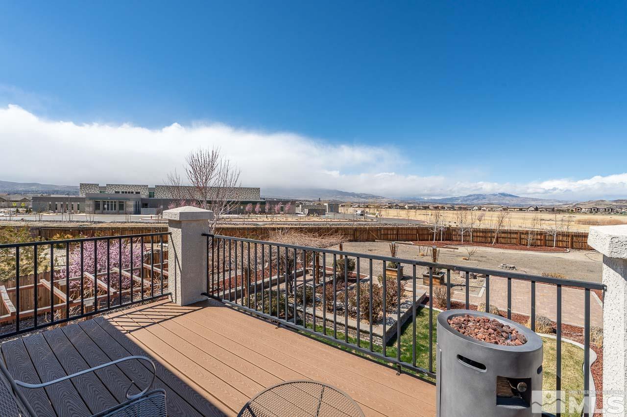 2241 Big Trail Circle Reno, NV 89521 - Photo 25 of 40 a view of a balcony with wooden floor