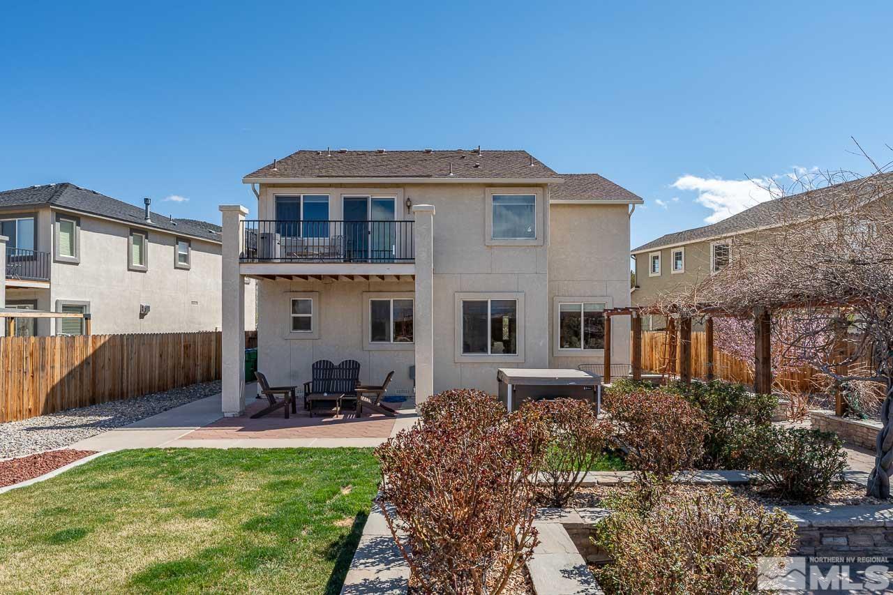 2241 Big Trail Circle Reno, NV 89521 - Photo 32 of 40 a front view of house with yard and outdoor seating