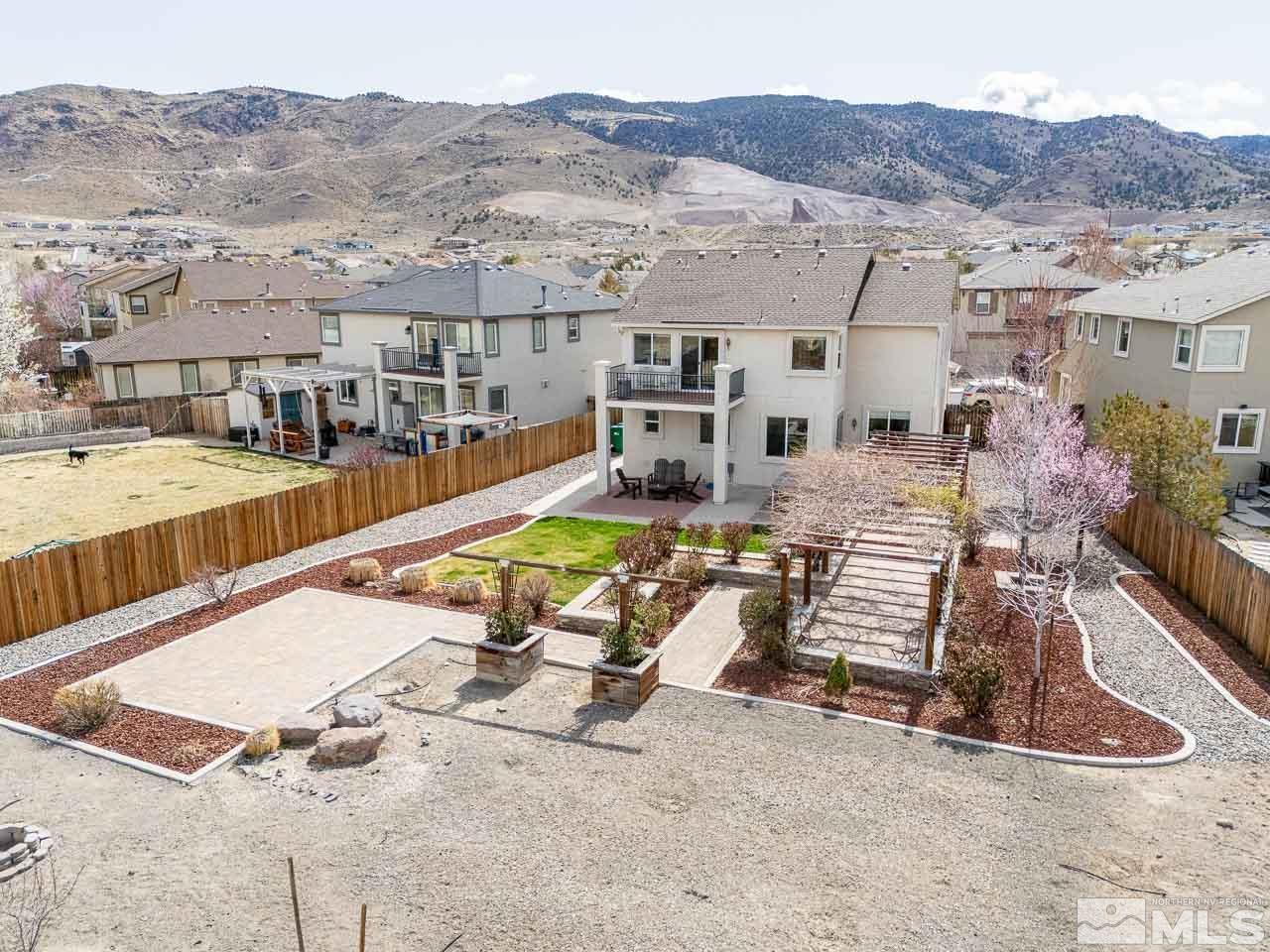 2241 Big Trail Circle Reno, NV 89521 - Photo 38 of 40 an aerial view of a house with a swimming pool