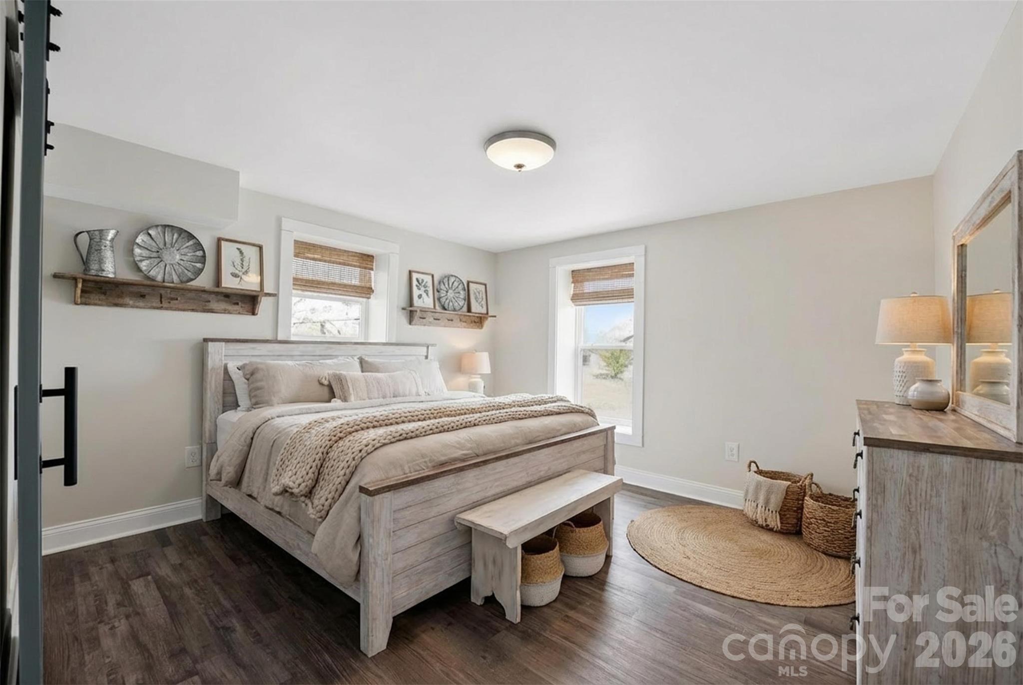 123 Rowe Street Gastonia, NC 28056 - Photo 15 of 20 a bedroom with a bed and couch