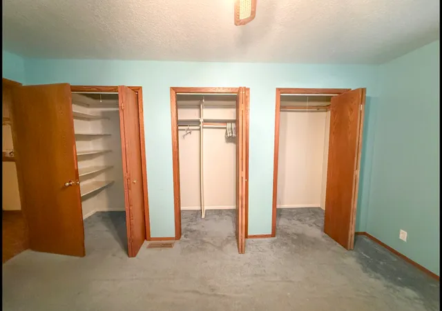 a view of closet area