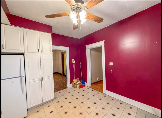 a close view of closet