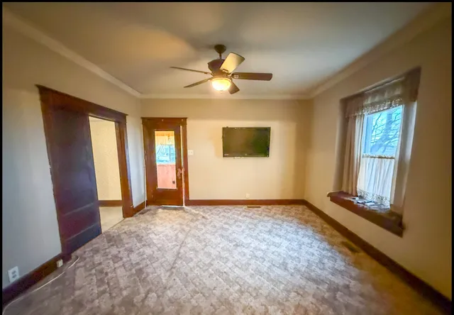 a view of front door