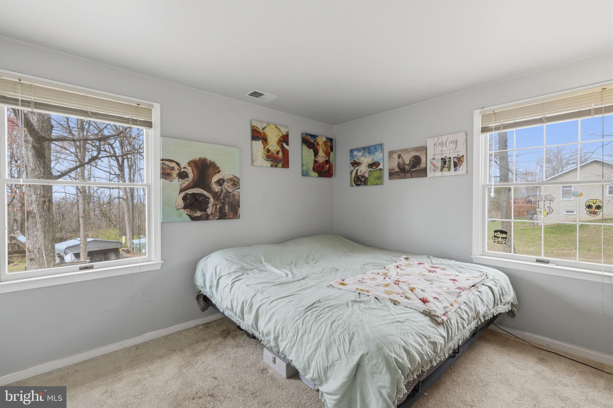 11910 Warner Road Keymar, MD 21757 - Photo 15 of 51 a bedroom with a bed and a large window with the outer view