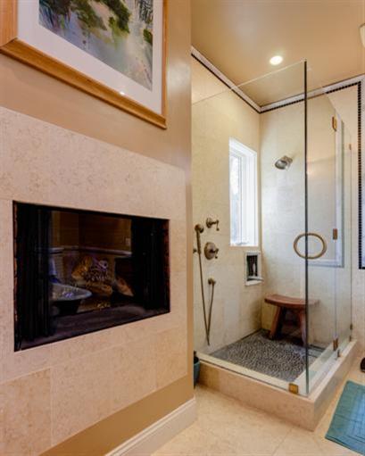 4230 Thacher Road Ojai, CA 93023 - Photo 14 of 22 a living room with a fireplace