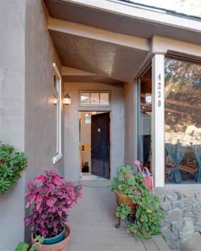 4230 Thacher Road Ojai, CA 93023 - Photo 2 of 22 a front view of a house