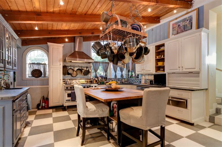 4230 Thacher Road Ojai, CA 93023 - Photo 7 of 22 a view of a dining room with furniture and chandelier