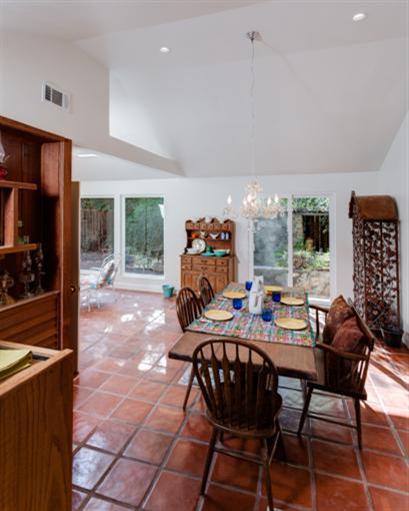 4230 Thacher Road Ojai, CA 93023 - Photo 10 of 22 a view of a dining room with furniture window and outside view