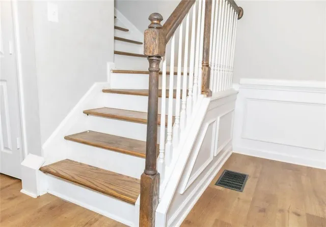 a view of walk in closet with window
