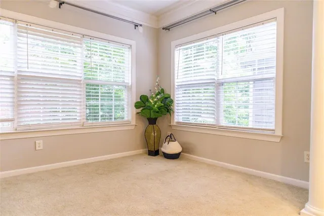 a view of an front door