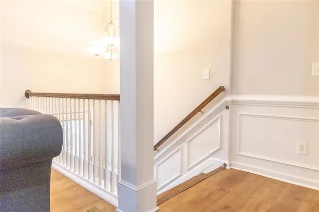 a view of walk in closet with window