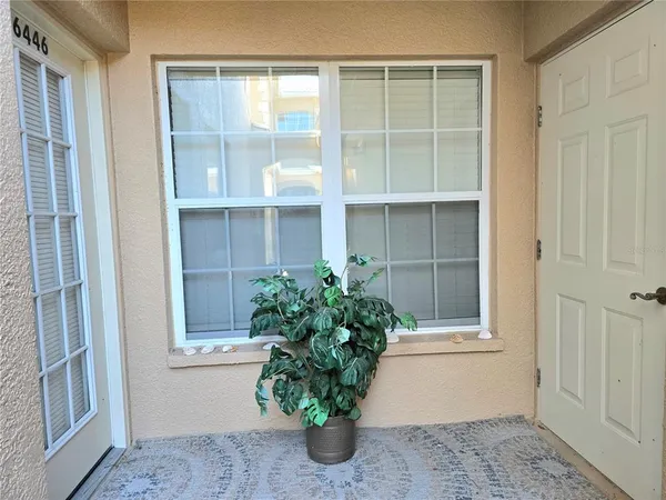 a view of front door
