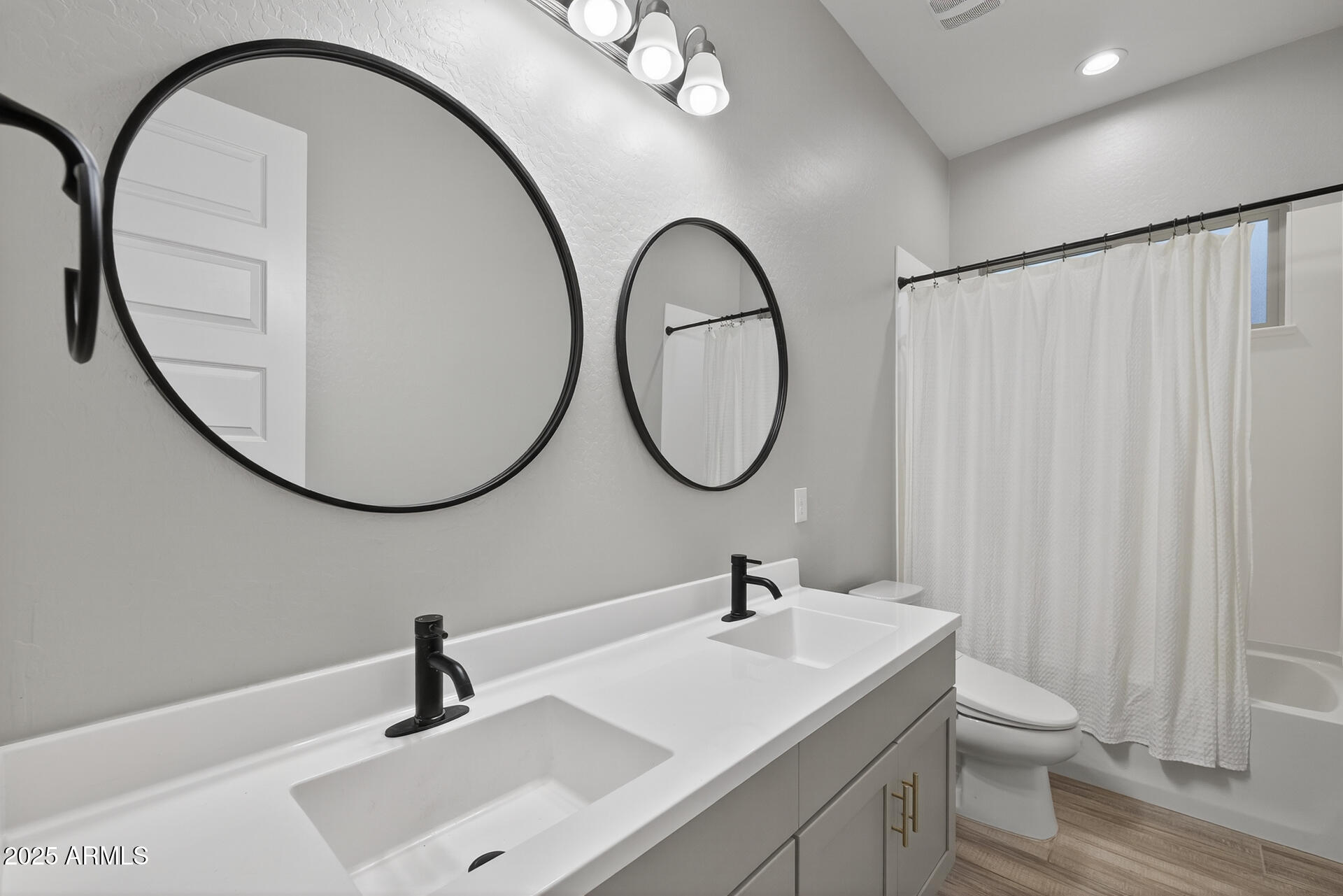 20194 East Raven Drive Queen Creek, AZ 85142 - Photo 24 of 39 a bathroom with a sink a toilet and a mirror