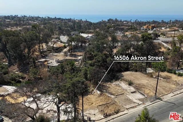 a view of a city sign