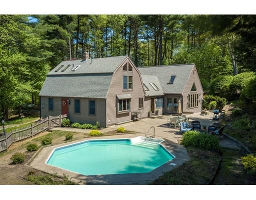 87 Saundersdale Road Charlton, MA 01507 - Photo 3 of 30 a aerial view of a house with swimming pool and porch