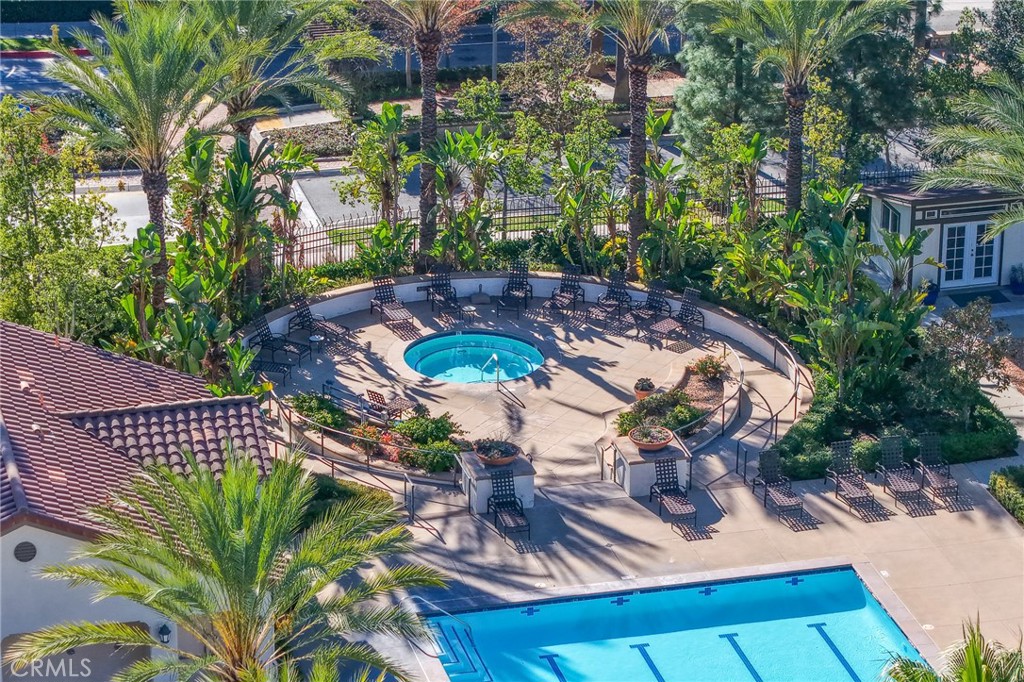 827 East Promenade, Unit E Azusa, CA 91702 - Photo 31 of 32 a view of a backyard with sitting area