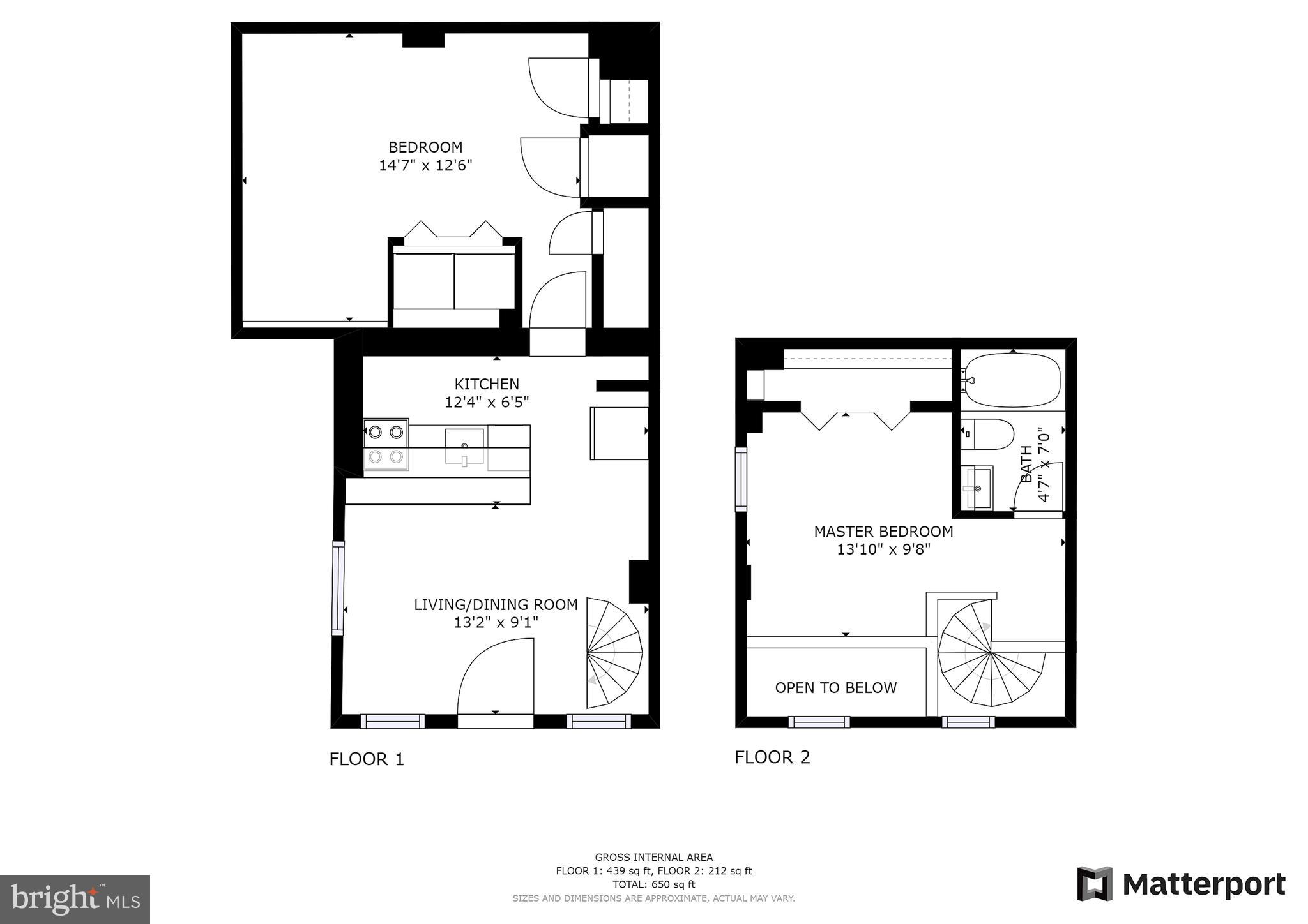 1213 12th Street Northwest, Unit C Washington, DC 20005 - Photo 19 of 19 Floor Plan