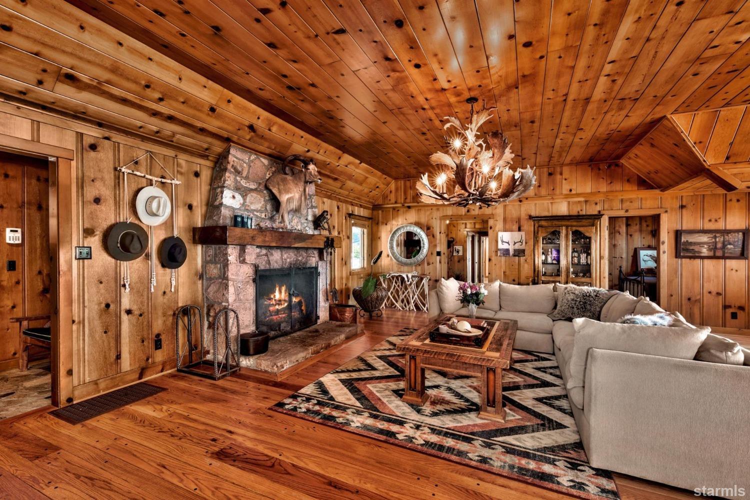 1472 Flowers Glenbrook, NV 89413 - Photo 11 of 25 a living room with furniture and a fireplace
