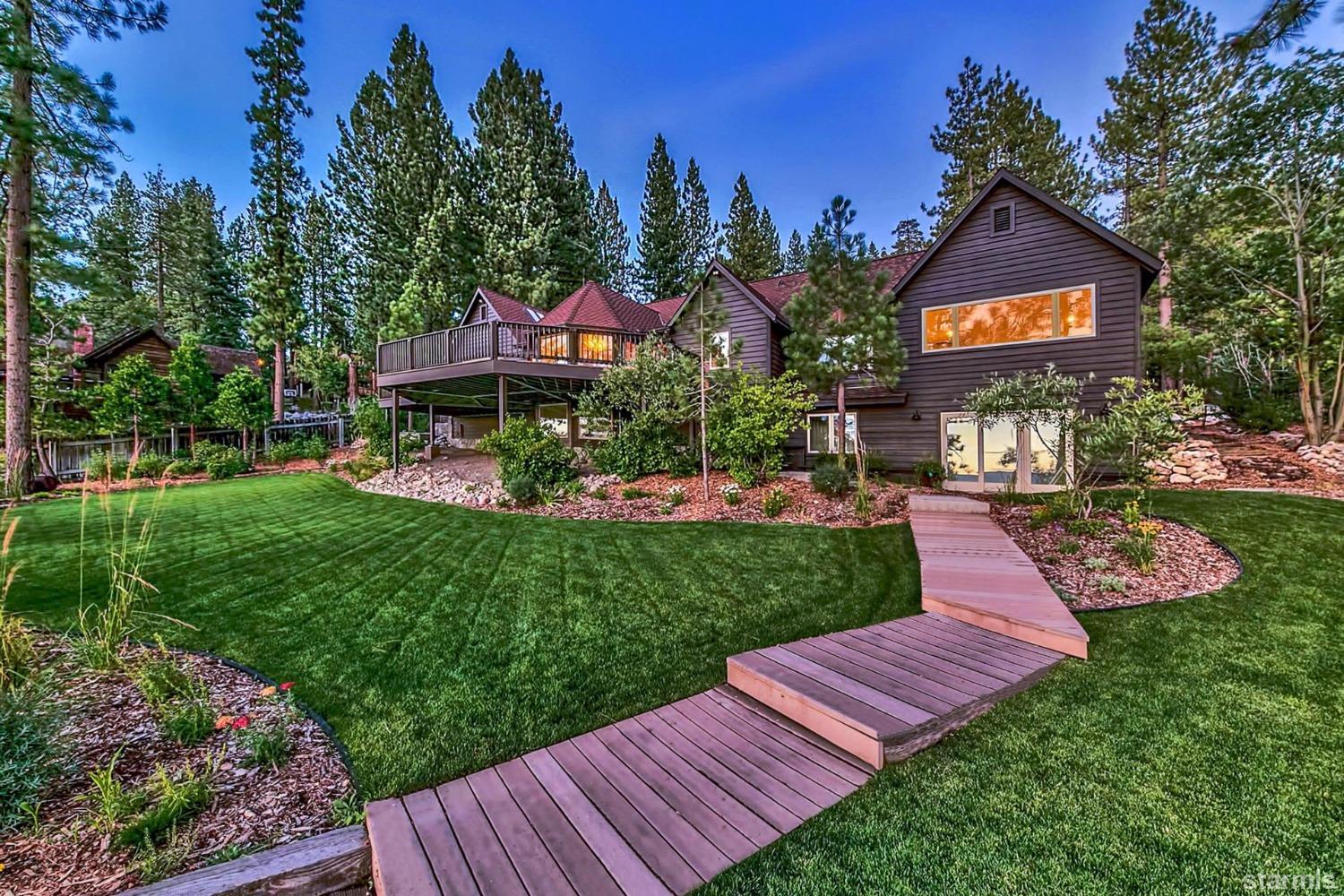 1472 Flowers Glenbrook, NV 89413 - Photo 21 of 25 a front view of a house with garden