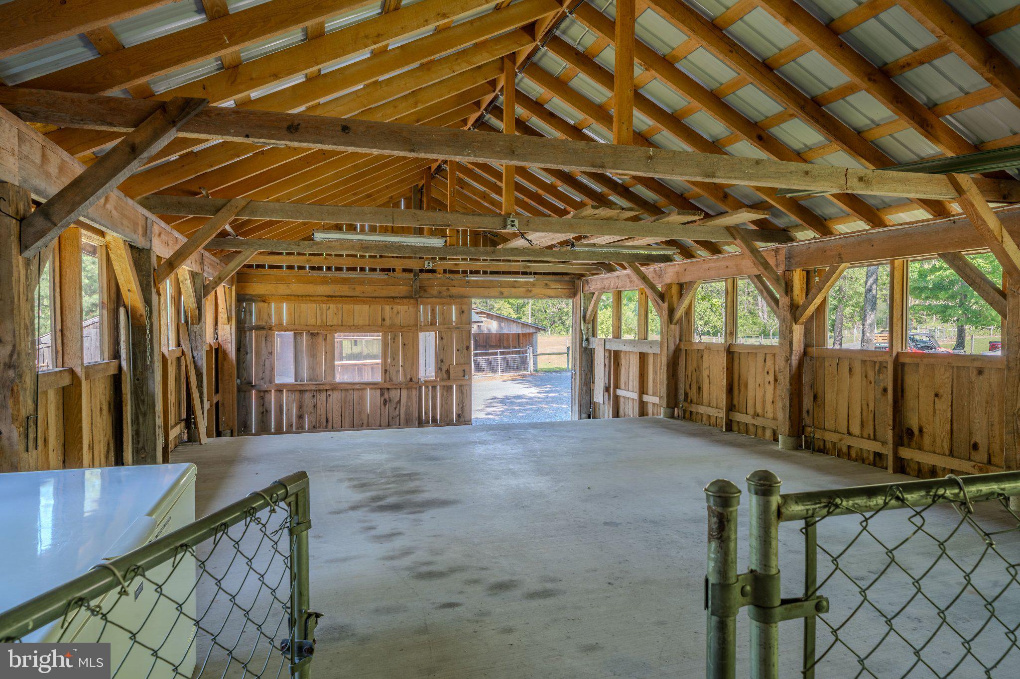 1520 Lingle Valley Road Milroy, PA 17063 - Photo 99 of 144 Spacious rustic barn with wooden beams.