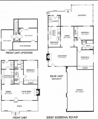 2821 Serena Road Santa Barbara, CA 93105 - Photo 35 of 35 Floor Plan Serena