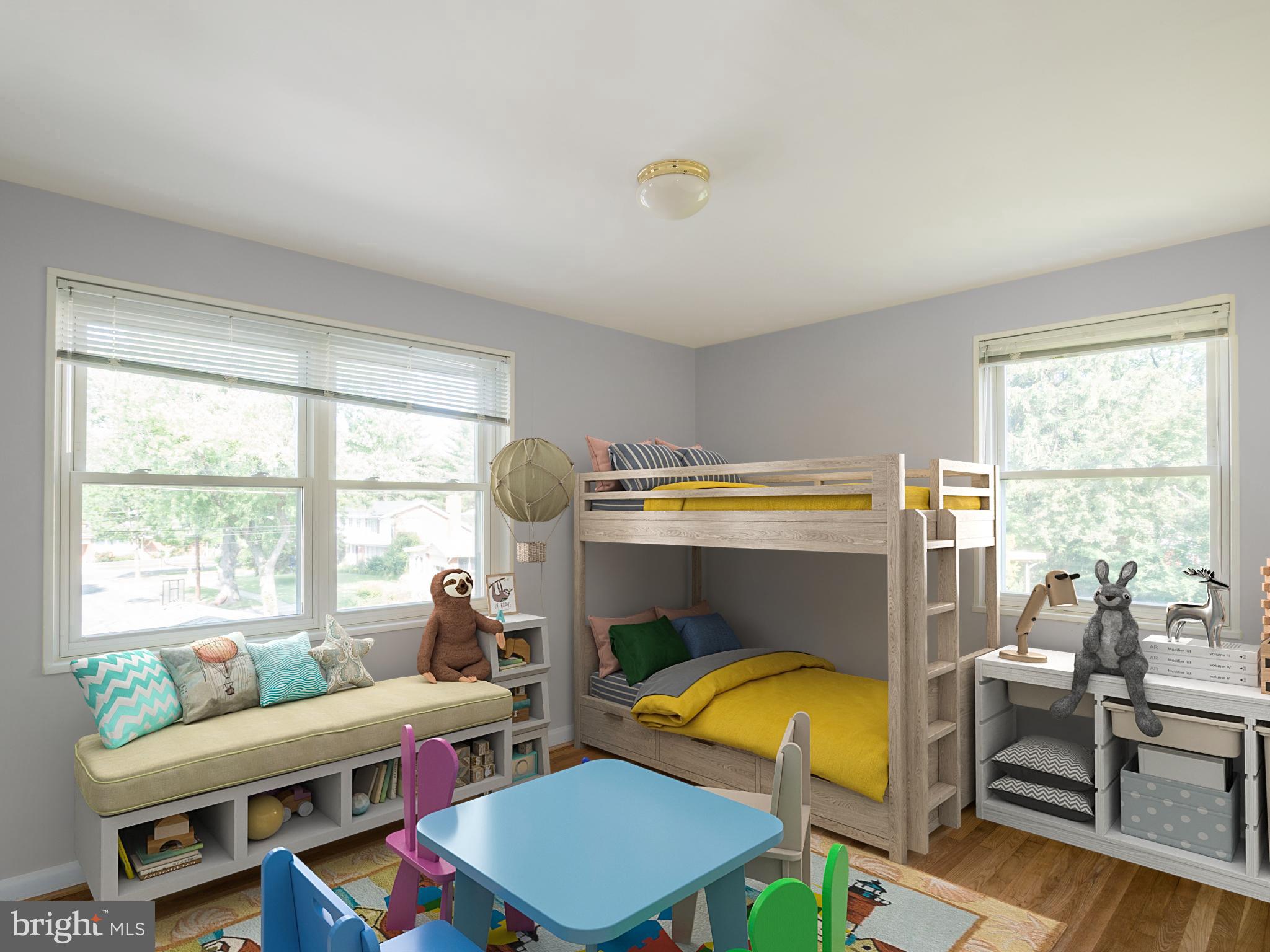 1512 Vivian Court Silver Spring, MD 20902 - Photo 29 of 33 Kids Bedroom - Virtually Staged
