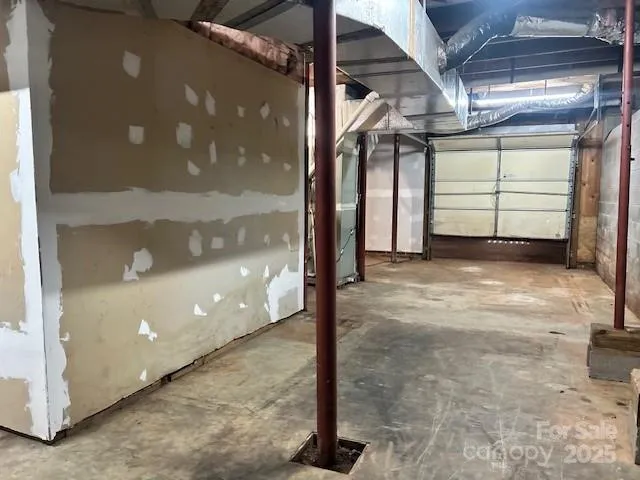 a view of a glass door