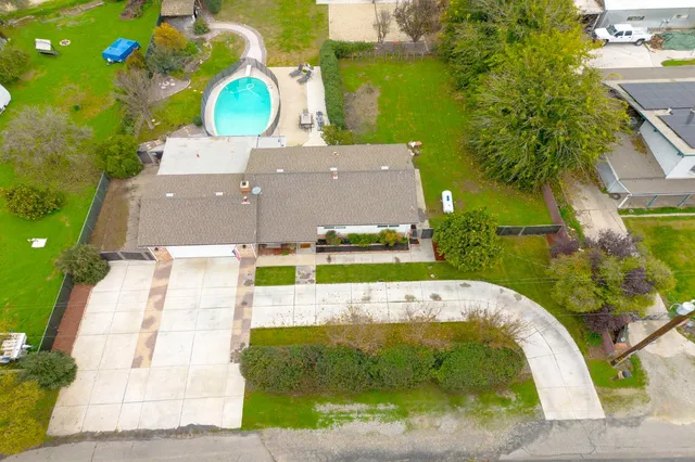 a view of a swimming pool